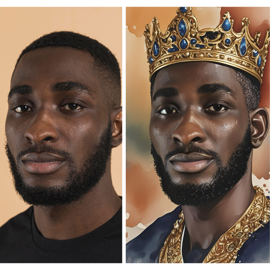 African Inspired - Digital Makeover Portrait
