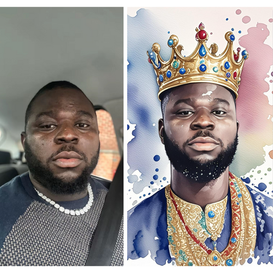 African Inspired - Digital Makeover Portrait