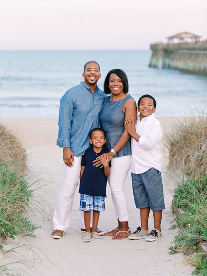 African Inspired - Family Digital Makeover Portrait