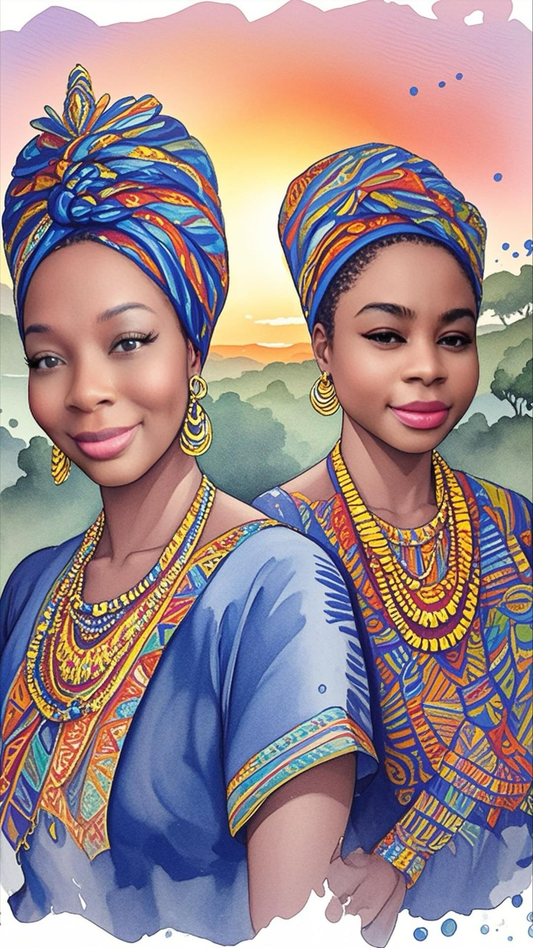✨ Merged Souls Digital Portrait ✨