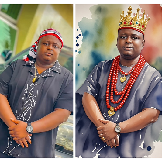African Inspired - Digital Makeover Portrait